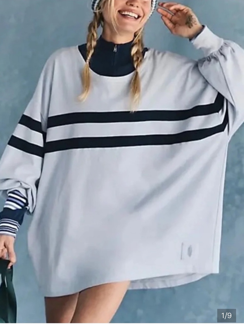 Free People Movement Post Up Layer Oversized Pullover Sweatshirt Size Small - Picture 12 of 14
